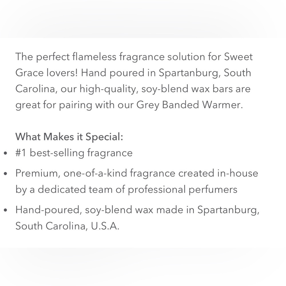 Bridgewater Candle Company Sweet Grace Scented Wax Bar - 3 total bars.
Reserved - Picture 4 of 6